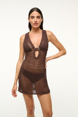 ANOK DRESS | DARK CHOCOLATE
