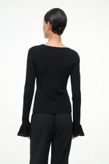 SHELLEY TOP | BLACK