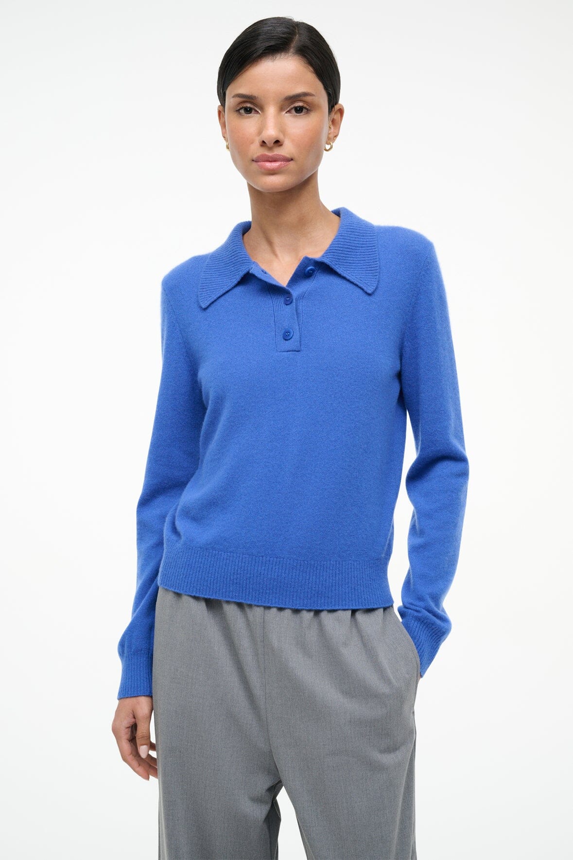 GEMMA CASHMERE SWEATER | SAPPHIRE