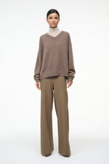 DORIS CASHMERE SWEATER | TRUFFLE